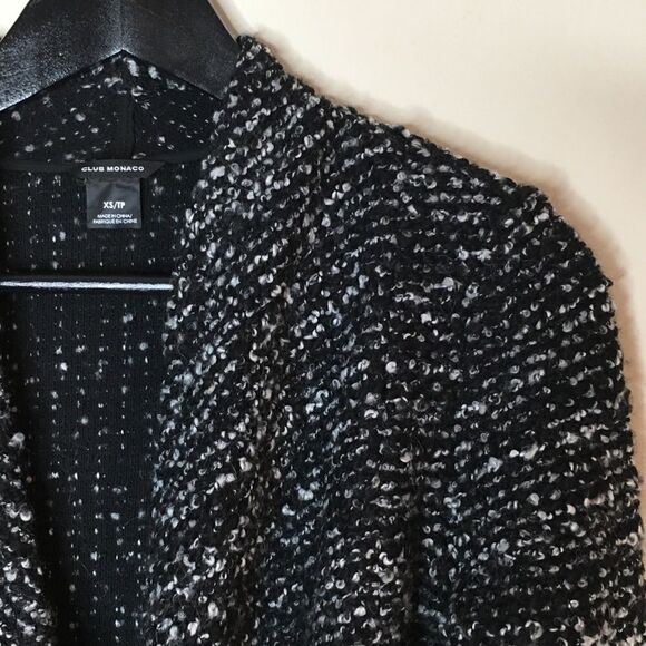 Club Monaco Sz XS Speckled Cardigan - Picture 1 of 8